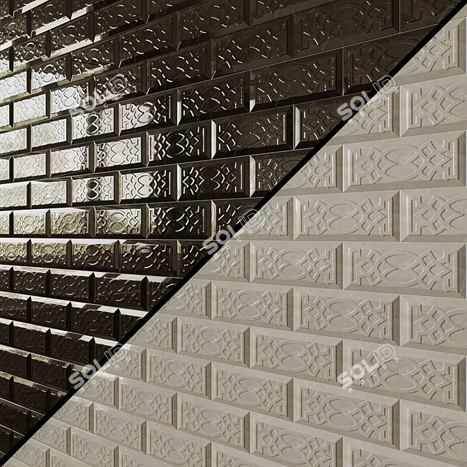 Kerama Marazzi El Real Beige Marble Tiles 3D model image 1