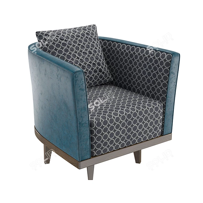 2011 Club Chair: Stylish, Comfortable, and Versatile 3D model image 1