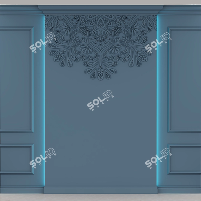  Modern Wall Art Decoration 3D model image 2