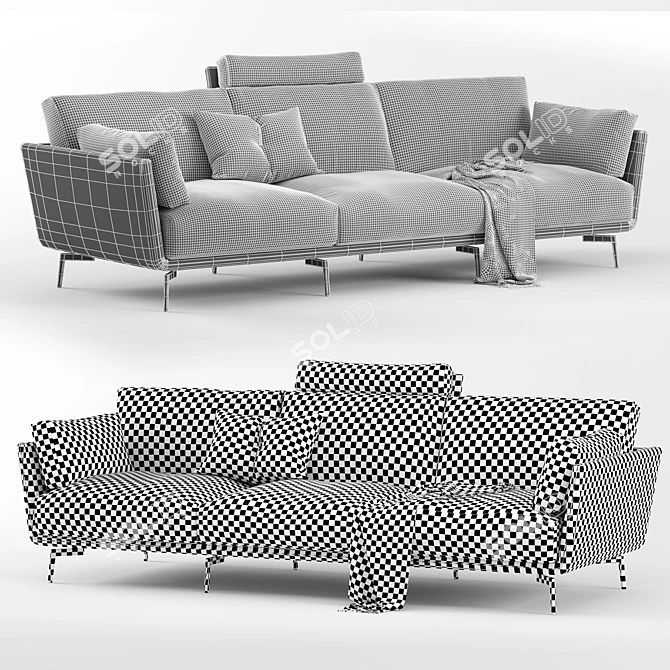 Sofa Ralph GAMMA (Диван Ralph GAMMA)
 Modern Design for Ultimate Comfort 3D model image 3