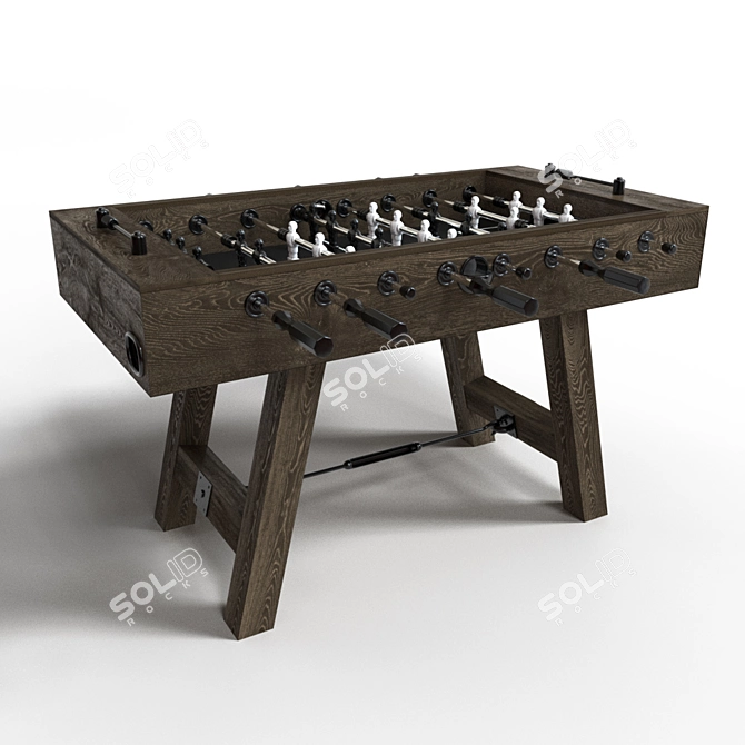 Pottery Barn Foosball Table: Stylish & Fun 3D model image 1