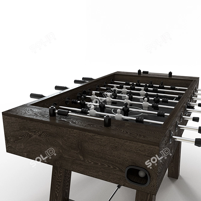 Pottery Barn Foosball Table: Stylish & Fun 3D model image 2