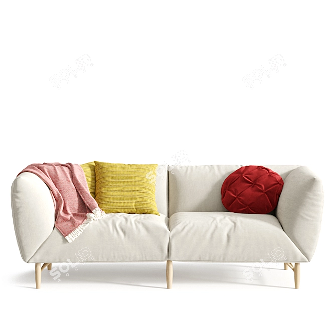 Copla Sofa: Stylish Comfort for Your Home 3D model image 2