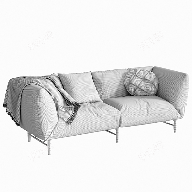Copla Sofa: Stylish Comfort for Your Home 3D model image 3