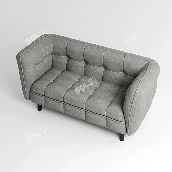 Signal CASTELLO 2 LIRA 09 Leather Sofa 3D model image 3