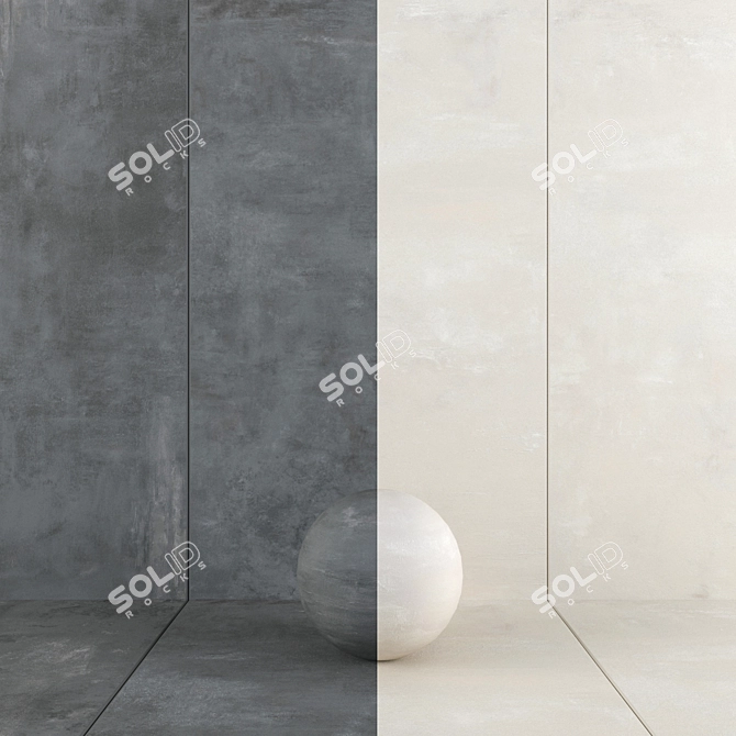 Boost Smoke + White Wall Tiles 3D model image 1