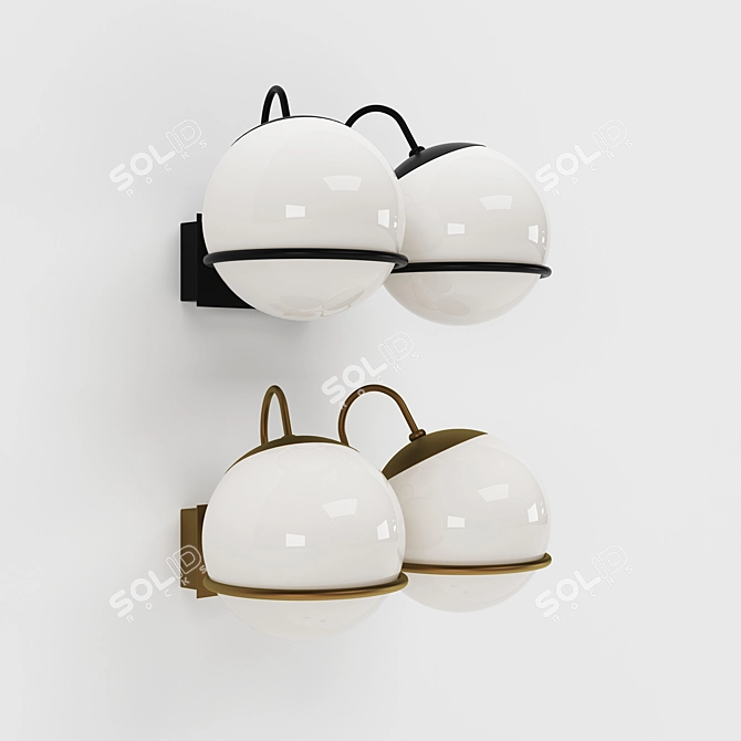 Astep Le Sfere: Elegant Lighting 3D model image 1