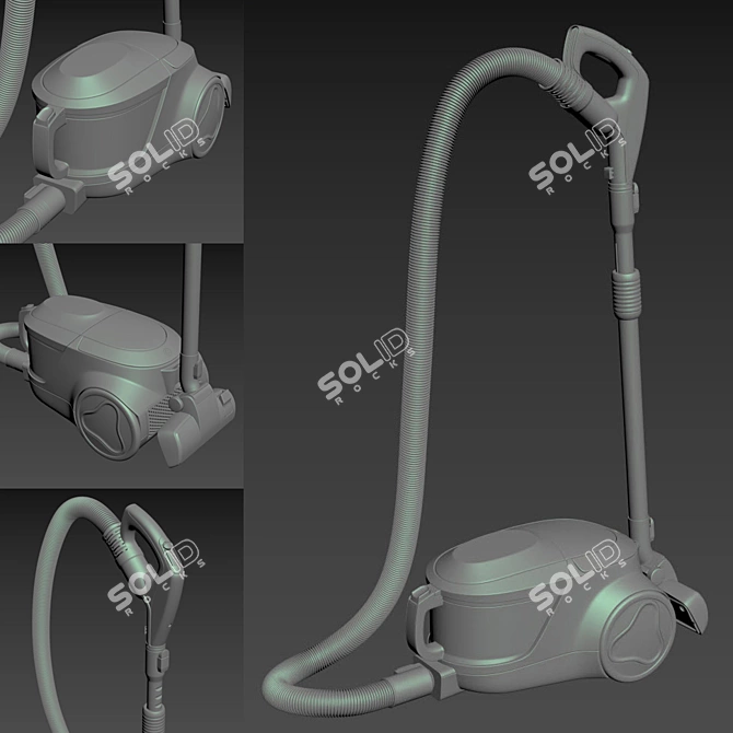 Powerful LG Vacuum Cleaner 3D model image 2