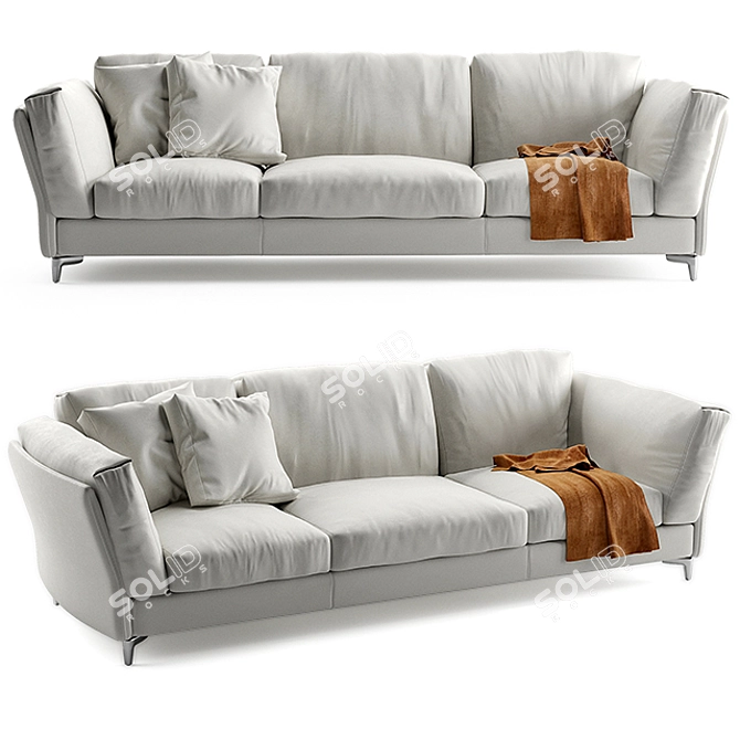 Luxury Bahia Sofa by Alivar 3D model image 1