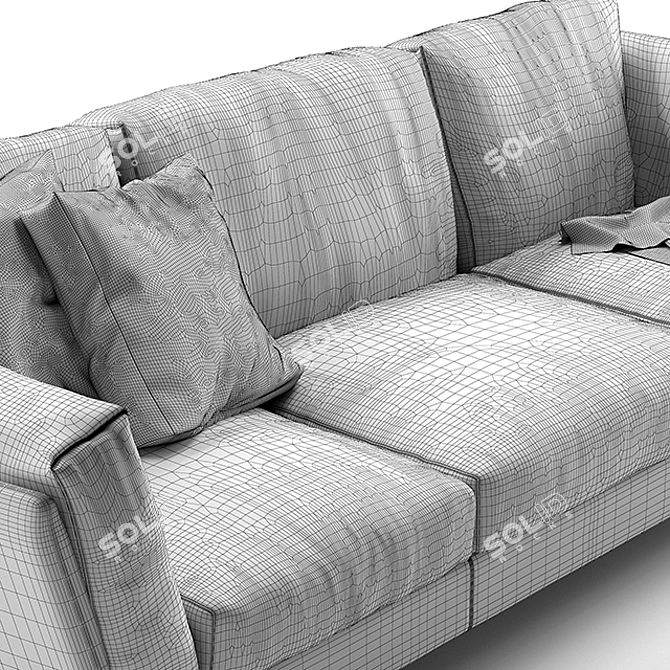 Luxury Bahia Sofa by Alivar 3D model image 3