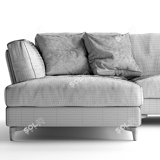 Contemporary Bahia Sofa by Alivar 3D model image 3