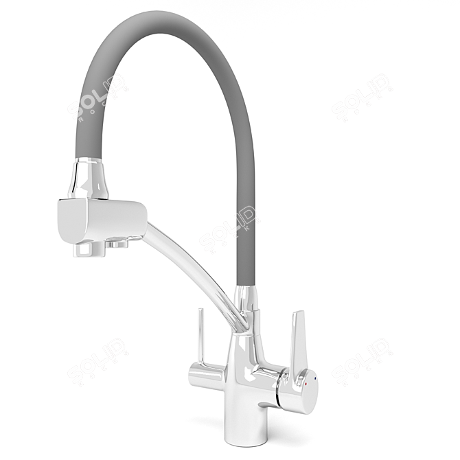 Lemark Comfort Mixer - Stylish and Functional 3D model image 2