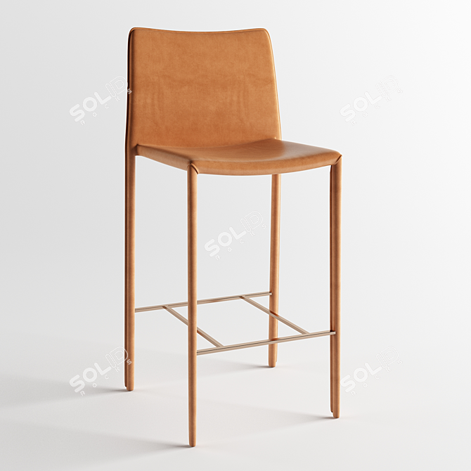 Elegant 1R Chair: Comfort & Style 3D model image 1