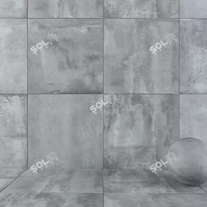 Atlas Blaze Alluminium Wall Tiles 3D model image 1