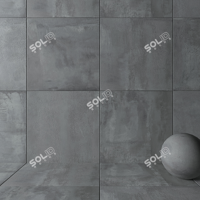 Atlas Blaze Alluminium Wall Tiles 3D model image 2