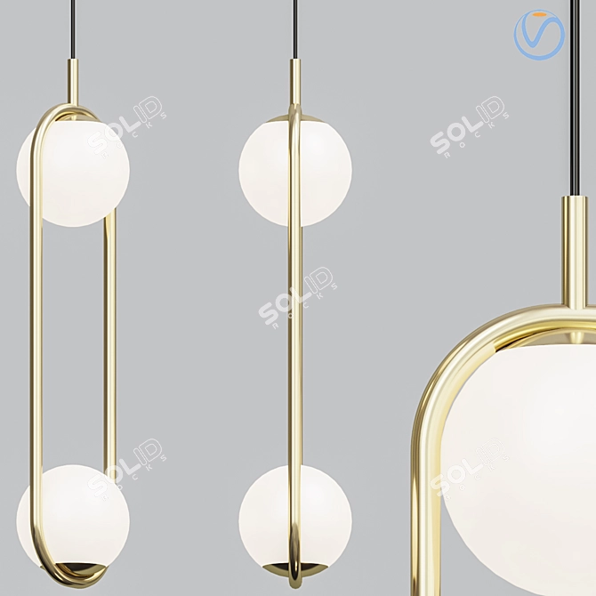 Pentand Ball S2:  Luxurious Lighting 3D model image 1