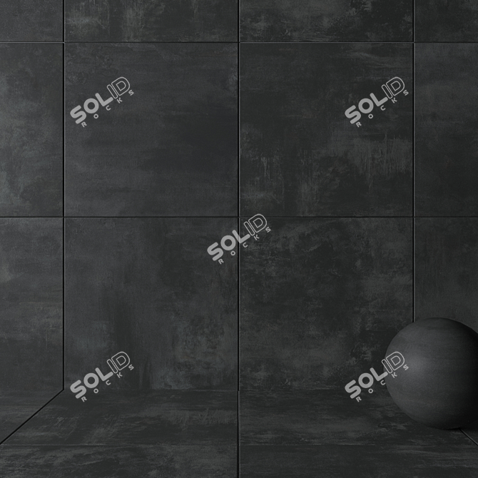 Boost Tarmac Wall Tiles - High Definition Multi-Texture (120x120 cm) 3D model image 2