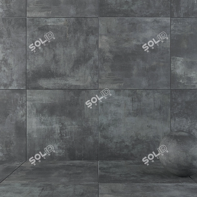 ATLAS Tarmac Boost Tiles: HD Wall & Floor Set 3D model image 2