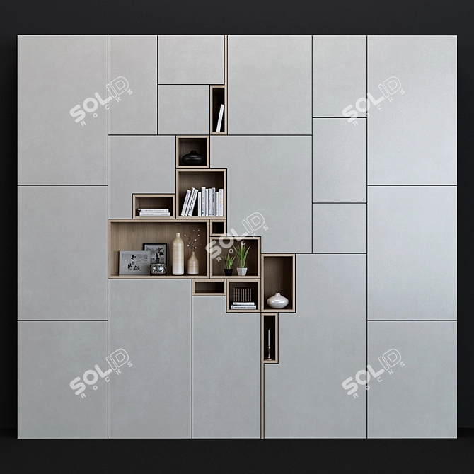 Elegant Storage Solution: Cabinet 19 3D model image 1