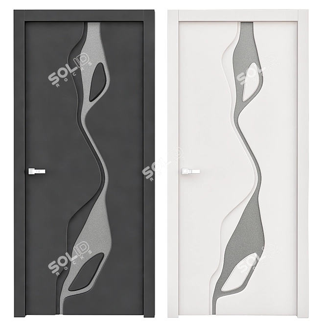 Hi-Tech Door 3D model image 1