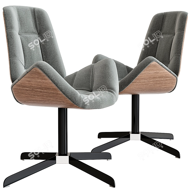 Modern Elegant Thonet 809 3D model image 1