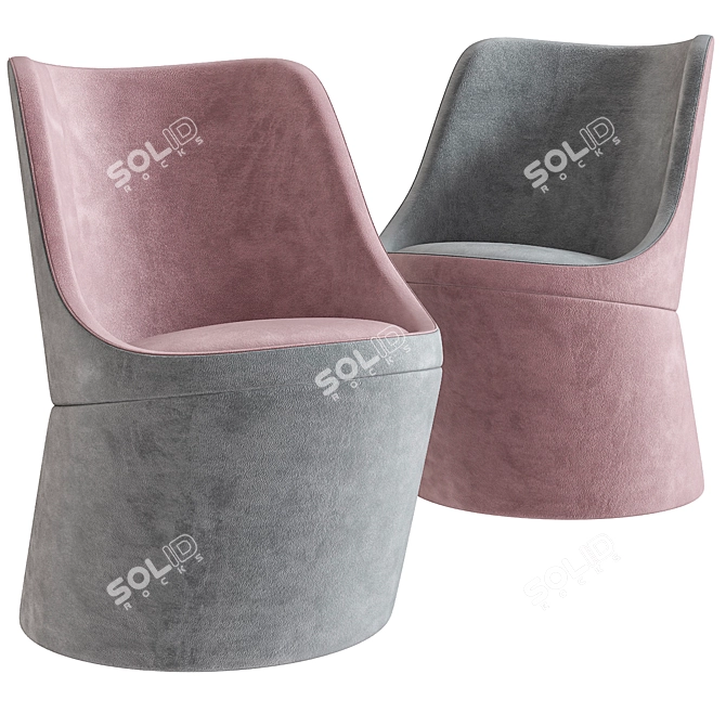Modern Elegance: DIDI Chair 3D model image 1