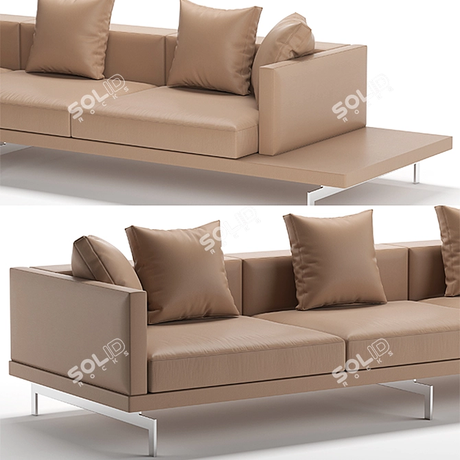 Dock Sofa: Modern 3DMax Design 3D model image 2