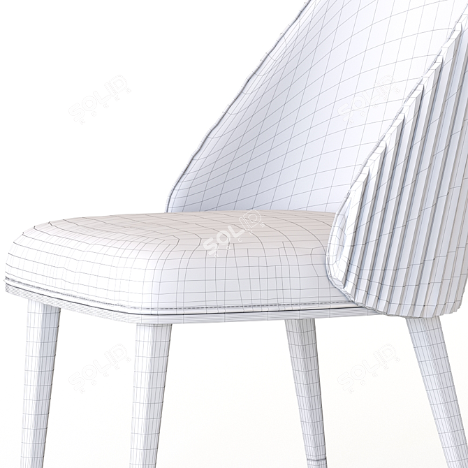 Elegant Capital Collection DIVA Chair 3D model image 3