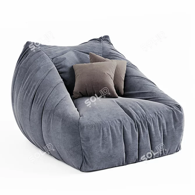 Modern Cooper Lounge Chair 3D model image 1
