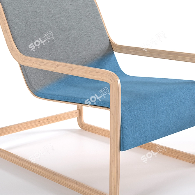 Modern Comfort: SWA Lounge Chair 3D model image 2