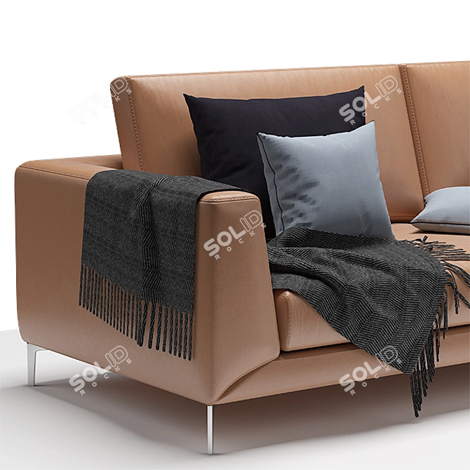 BoConcept Modern Sofa Set 3D model image 2