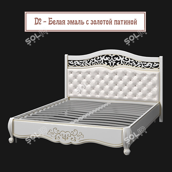 Ravanti Bed No.1 - Elegant and Versatile 3D model image 2