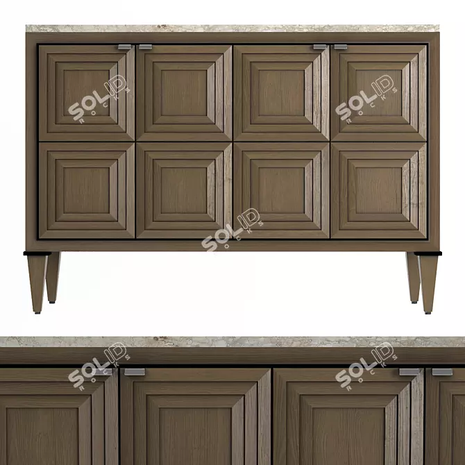 Ariana Collection Chest of Drawers - Lexington Domain 3D model image 1