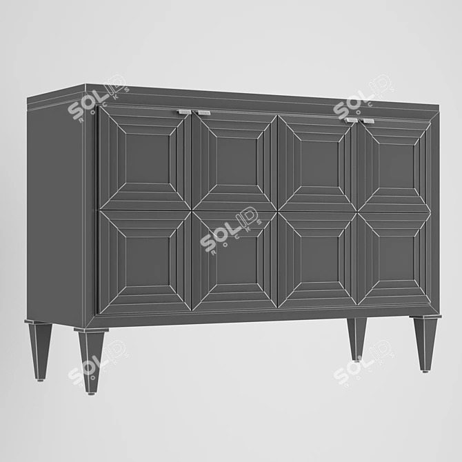 Ariana Collection Chest of Drawers - Lexington Domain 3D model image 3