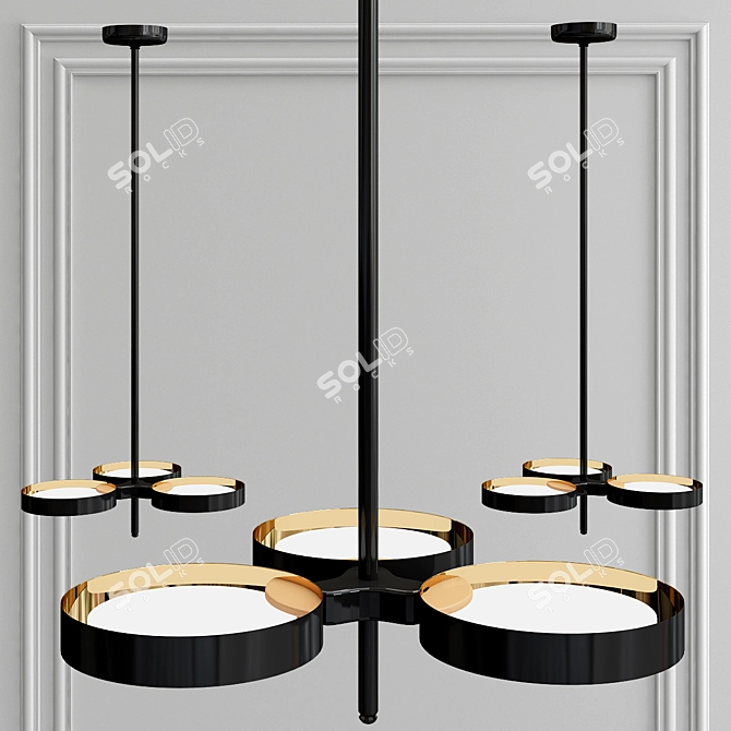 Brant 3 - Elegant Pendant Light 3D model image 2