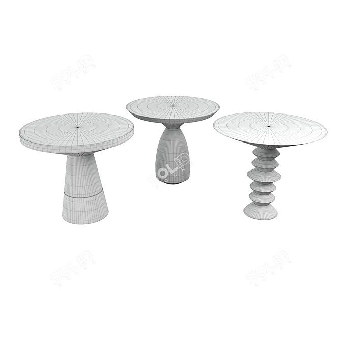 Customized Millimeter Tables 3D model image 2