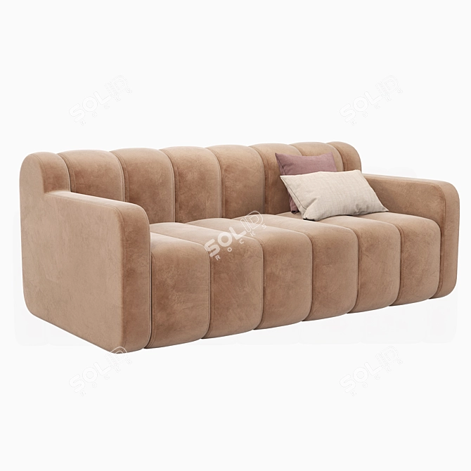 Bob Home Bla Station Sofa: Stylish Comfort 3D model image 1