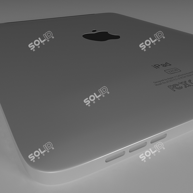 Enhanced Ipad One: Cellular Connection 3D model image 3