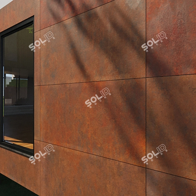 Corten Steel Textures - 6-Pack 4K 3D model image 9