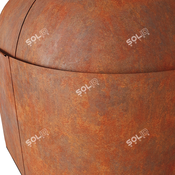 Corten Steel Textures - 6-Pack 4K 3D model image 7