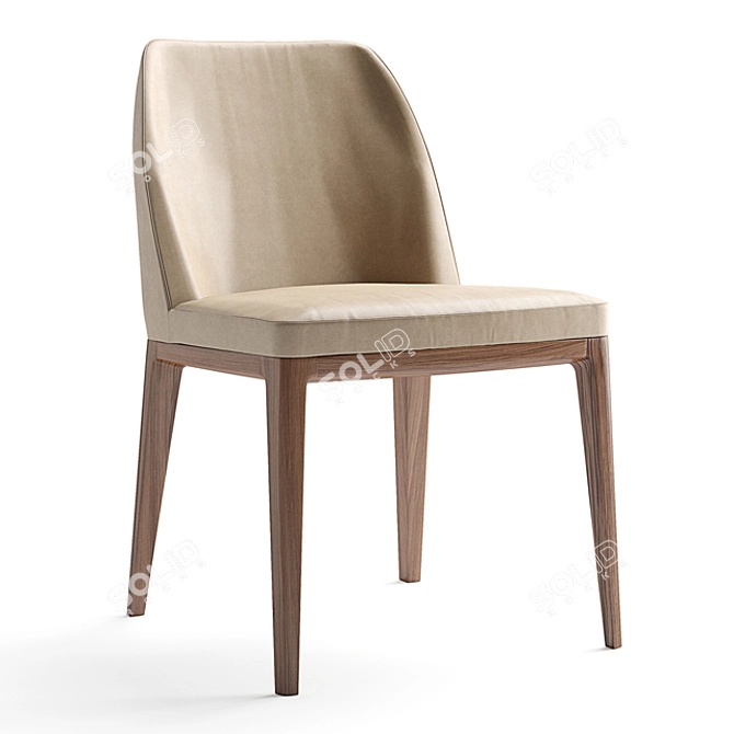 Sleek Amanda Chairs by Alivar - Luxurious Design 3D model image 1