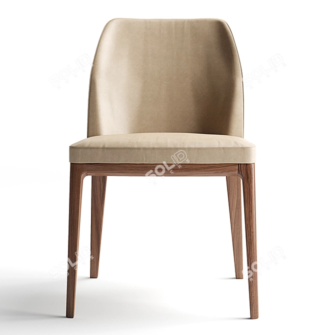 Sleek Amanda Chairs by Alivar - Luxurious Design 3D model image 2