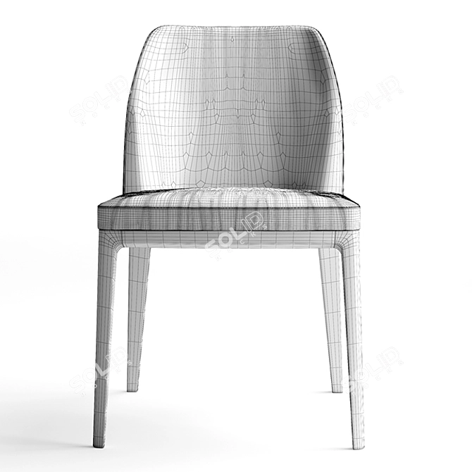 Sleek Amanda Chairs by Alivar - Luxurious Design 3D model image 3