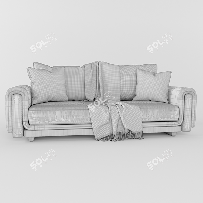 Rochebobois Underline Sofa 3D model image 2