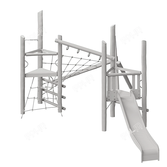 Nature Play Two Towers 3D model image 3