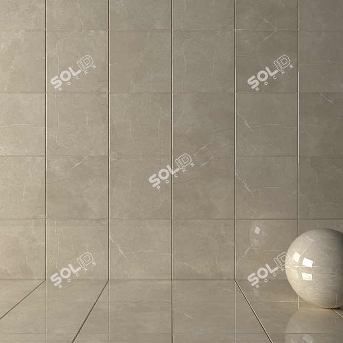 Multi-Texture Wall Tiles: Arcadia Charm 3D model image 2