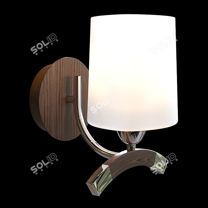 Freya Sol Modern Style Wall Sconce 3D model image 1