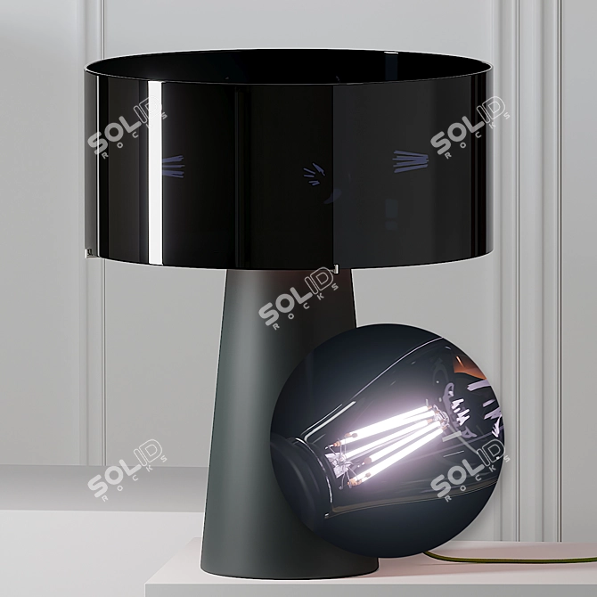 Elegant B&B Italia Table Lamp 3D model image 1