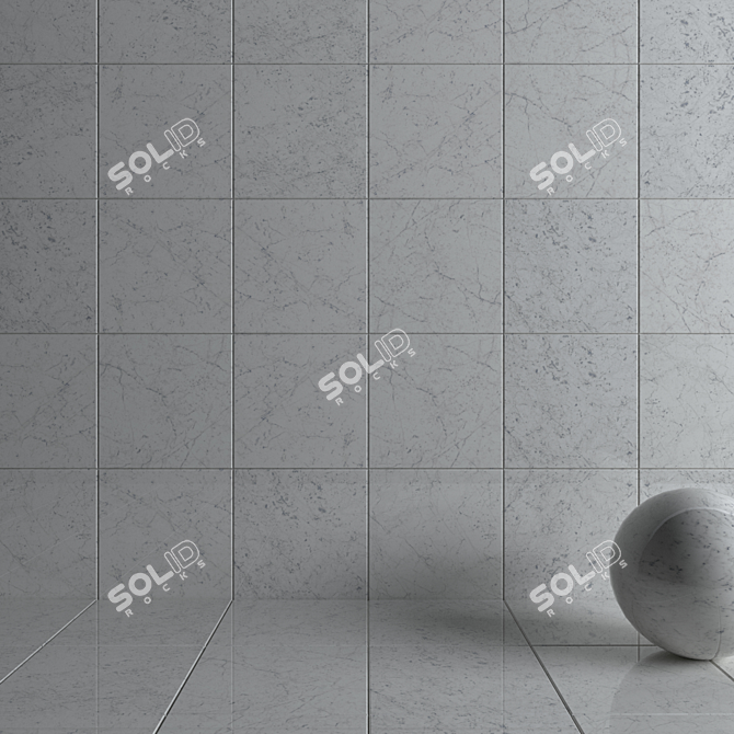 Charme Extra Carrara Wall Tiles 3D model image 3