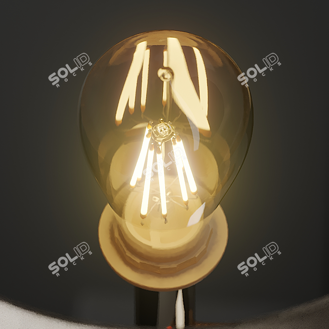 American Design: Santa & Cole Americana Table Lamp 3D model image 2